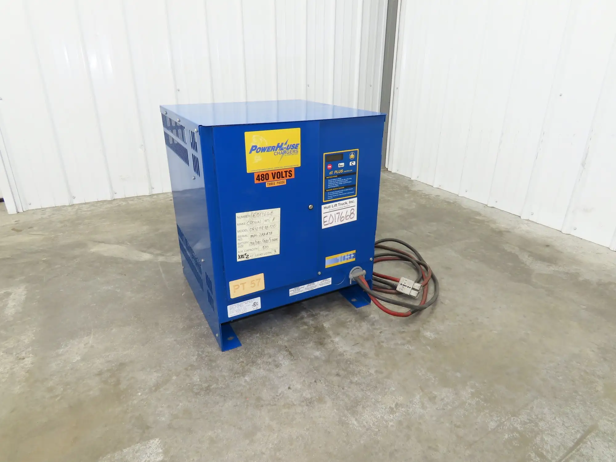 Crown Battery Powerhouse Forklift Charger 24V 510AH 97A 230/460v 3pH