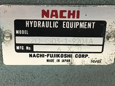 USED NACHI ZD-G03-1-9204A