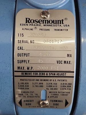 NEW ROSEMOUNT 1153DB5RJ