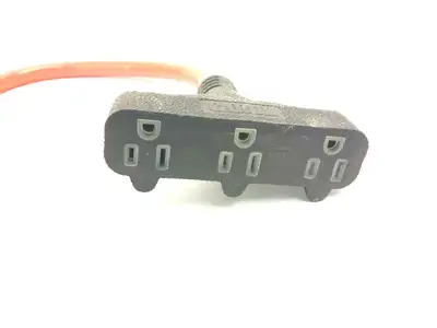 BY-3574 | Carol Brand  Heavy Duty 3-Outlet Adapter Cord Set 125V 15A 1875W 2' - Used
