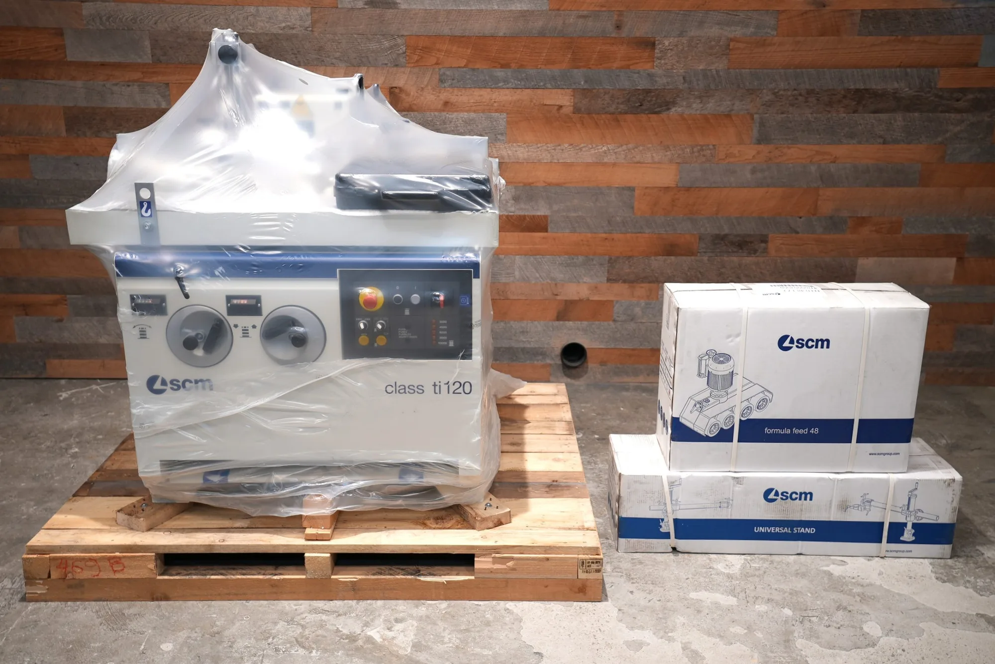 NEW SCM Class TI 120 Tilting Spindle Shaper + SCM Feed 48 – FREE SHIPPING