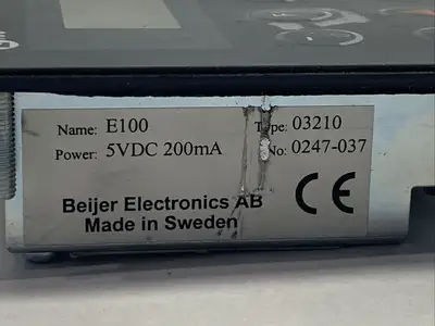 Used Beijer Electronics Type 03210 Automation Control (HMI) Michigan US | Maverick Industrial Sales #1400148