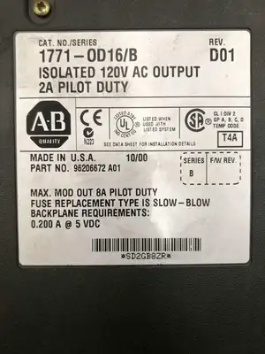 Allen-Bradley 1771-SDN/B Rev M01 Series B Devicenet Scanner Module