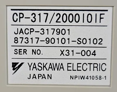 Yaskawa CP-317/2000I0IF Power Supply Module 3C-23