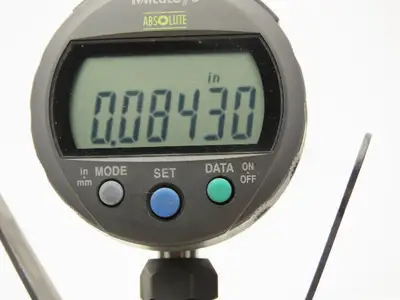 Mitutoyo 201-152 Dial Snap Gage 1-2" Range w/ Digimatic Indicator 0.5" 543-392B