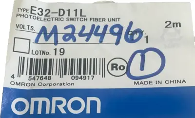 NEW OMRON E32-D11L PHOTOELECTRIC SENSOR E32D11L