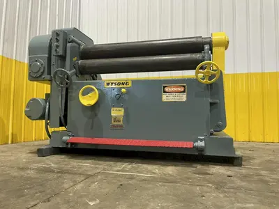 48" x 5/16" WYSONG MODEL #D-48 POWERED PLATE BENDING ROLL: YOBRO #24998