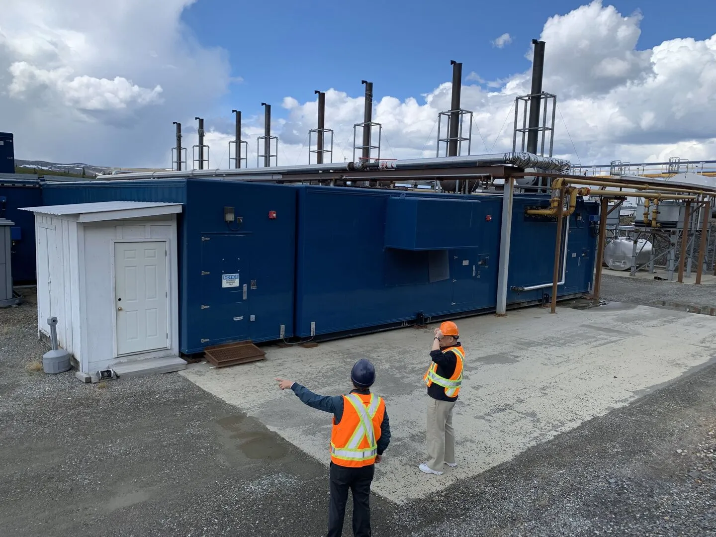 Genset E-House Building Double Wide