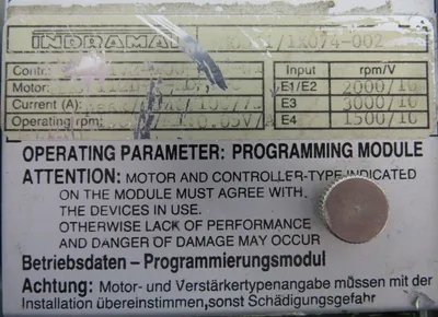 USED INDRAMAT TDM1.2-030-300-W1-0 SERVO DRIVE TDM12030300W10