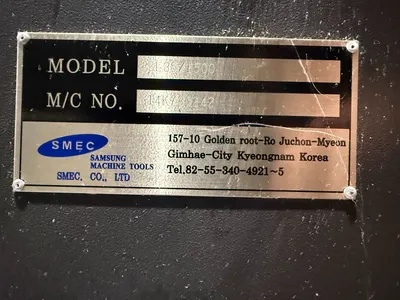 2015 SAMSUNG SL-35/1500 CNC Lathes | GMT (20)