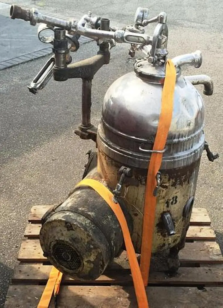 Westfalia OSM 8004 solid bowl separator, 316SS.