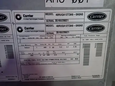 Carrier Air Handling Unit