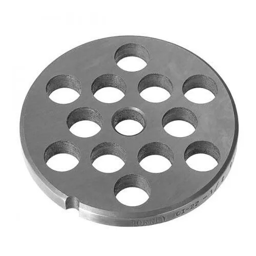 #22 Reversible Meat Grinder Plate 1/2", (12.70mm)