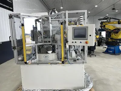 Used FANUC N95 FACE MASK NOSE CLIP FANUC ROBOTIC ASSEMBLE AND ATTACHING CELL BY ACE NEW 2020 Robotic Welding Cells | Harbor Machinery Inc. #1283350