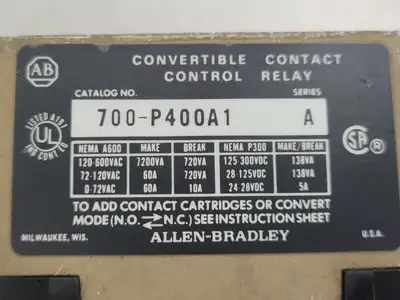 USED ALLEN-BRADLEY 700-P400A1
