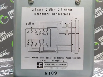 Scientific Columbus XLV3-1K5A2 Exceltronic Var Transducer 1000 Vars Input Used