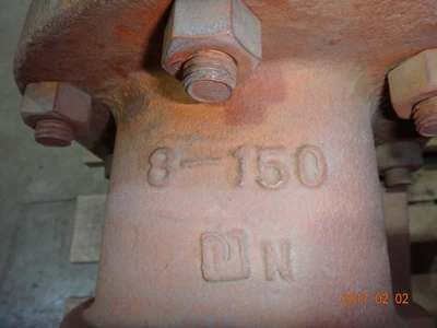 Pacific 8", Class 150, WCB, Gate Valve
