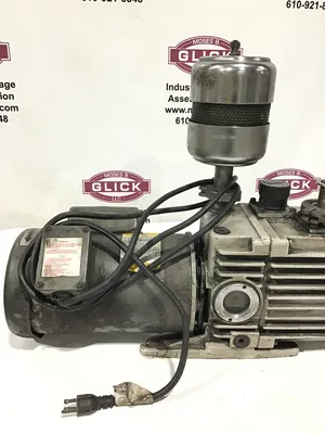 Leybold TRIVAC 92500499 Vane Vacuum Pump with Baldor VL3510 Motor