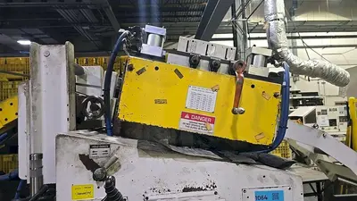 15,000 LBS X 18" X 0.310" COE PRESS EQUIPMENT FEED LINE, COIL REEL & CAR WITH STRAIGHTENER: STOCK #23438