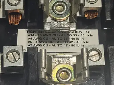 USED SQUARE D MODEL 6