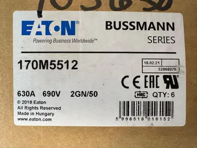 USED Eaton Bussmann 170M5512
