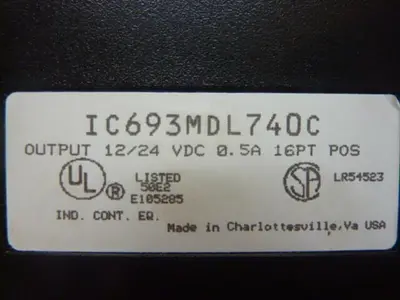 USED GE FANUC IC693MDL740C