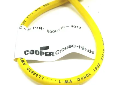 NEW COOPER CROUSE-HINDS 5000118-4013 INTERCONNECT CORD 3AMP 300V 50001184013