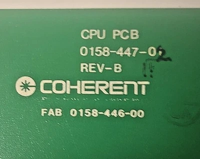 CPU PCB 0158-447-0 REV-B COHERENT BOARD