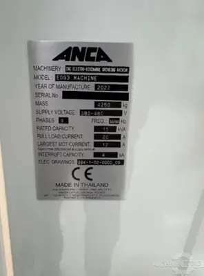 USED 2022 ANCA EDG3
