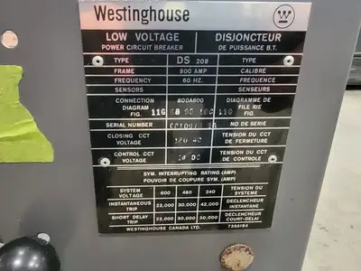USED WESTINGHOUSE DS208