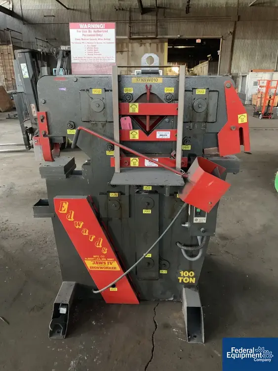 Used Edwards Edwards Jaws IV Hydraulic Ironworker Processing (misc) Ohio US | Federal Equipment Company #1337645
