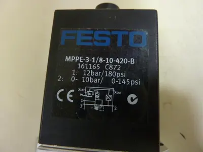 USED FESTO MPPE-3-1/8-10-420-B