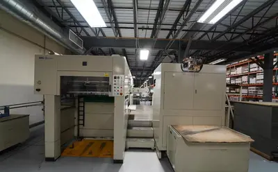 USED 2005 BRAUSSE 1050SEF 40” AUTOMATIC DIE CUTTER FOIL STAMPER
