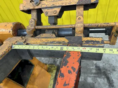 2500 LBS X 12" COOPER WEYMOUTH DOUBLE END PULL-OFF COIL REEL UNCOILER: STOCK #22617