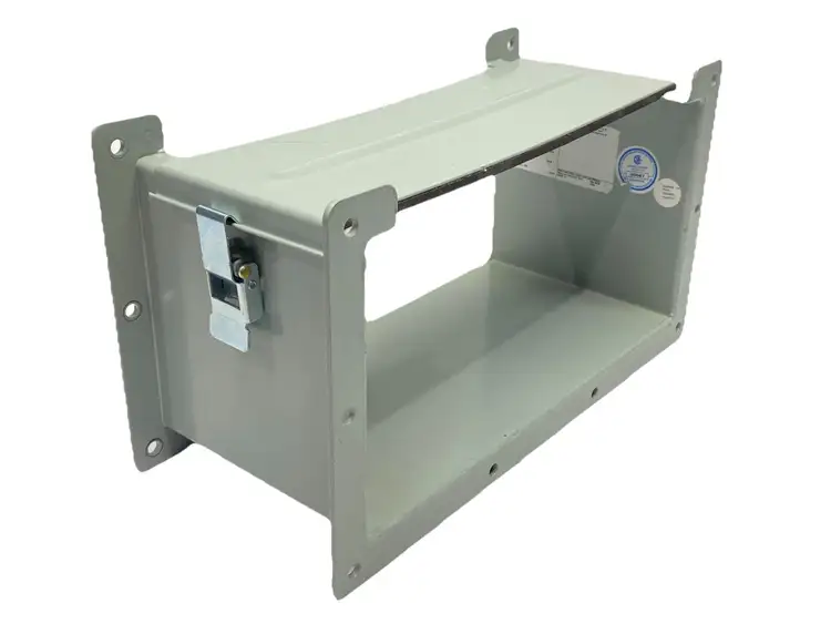 Used HOFFMAN STRAIGHT SECTION LAY-IN HINGED-COVER TYPE 12 12" X 6" X 6" GRAY Miscellaneous MRO | Maverick Industrial Sales #1121541