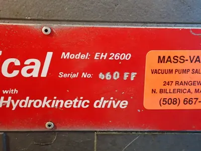 USED EDWARDS EH2600