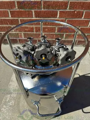 USED ALLOY PRODUCTS 10 LITER STAINLESS STEEL PROCESS / PRESSURE VESSEL 40 PSI
