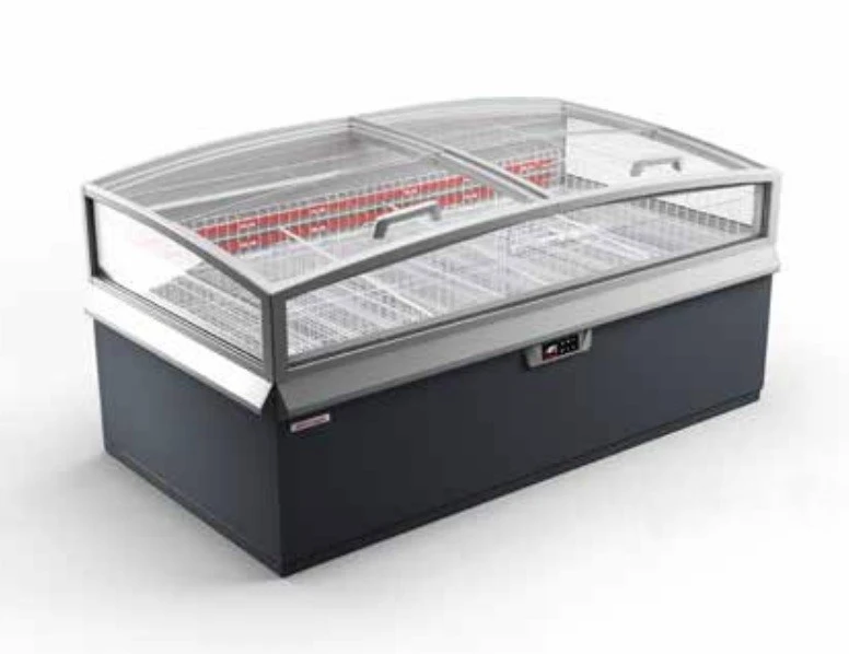 194-0085 AHT Montreal Slim Push 250 Multi Temp Self Contained Cooler with LED