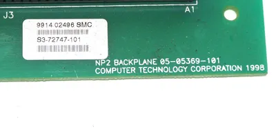CTC 05-05369-101 NP2 BACKPLANE BOARD, 9914-02496, 0505369101