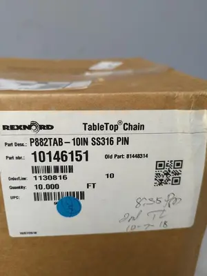 New | in-Stock REXNORD 10146151 Conveyor Parts Ohio US | Surplus Asset Holdings #1242440
