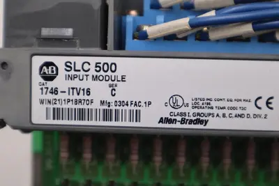 AB Allen-Bradley SLC500  1746-ITV16 Input Module Ser C 10-30VDC STK 5348A