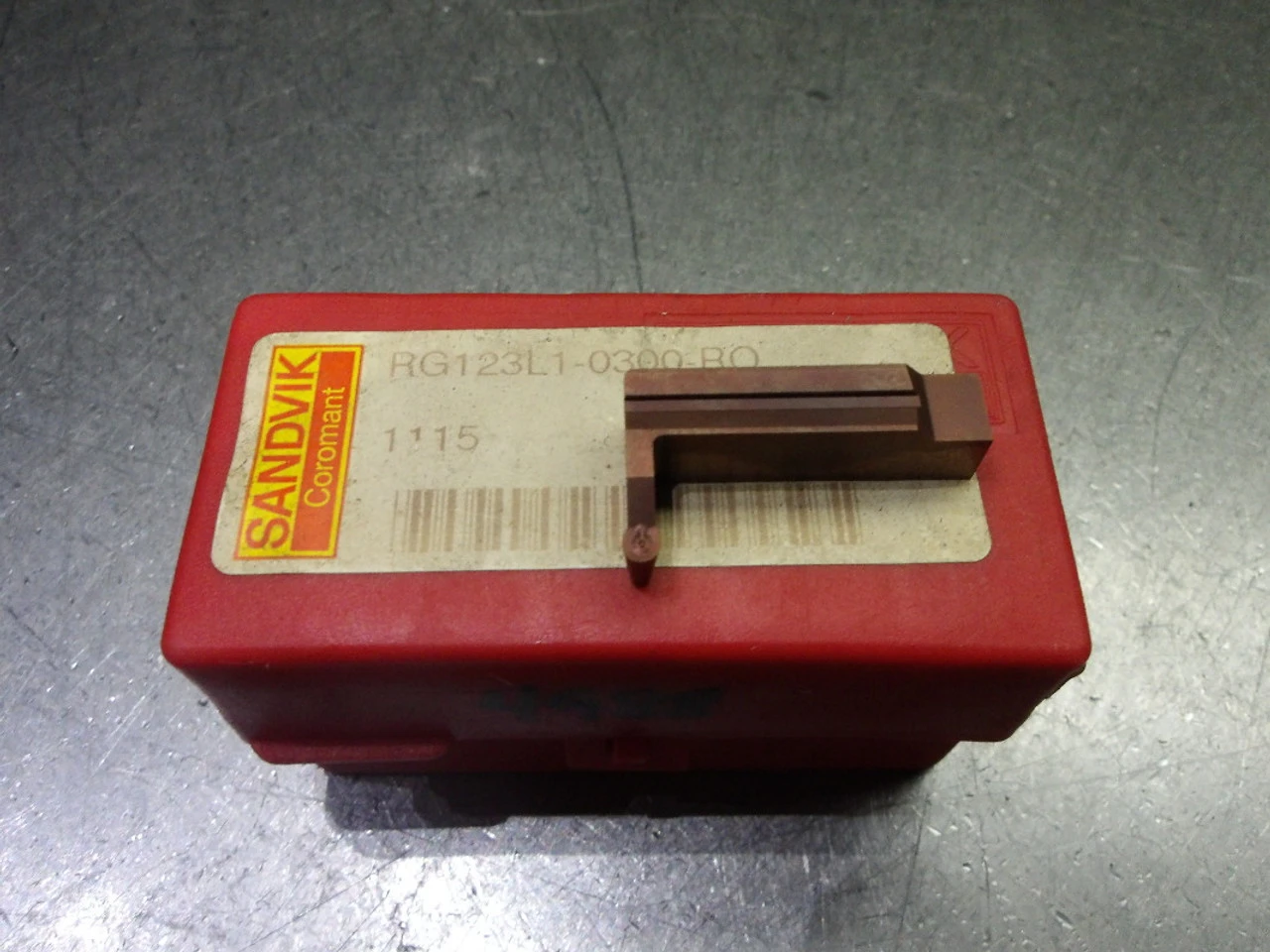 Sandvik Carbide Inserts QTY5 RG123L-0300-RO 1115 (LOC2635)