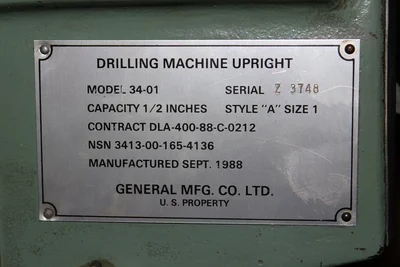 USED GENERAL 34-01