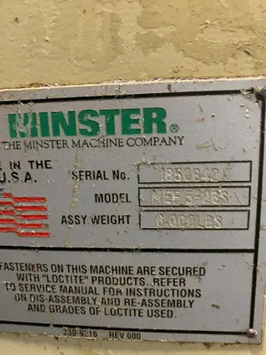 MINSTER MR15-26S / MSH30-26-7 / MEF5-26 Coil Feed Lines | PressTrader Limited (14)