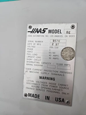 USED HAAS VF-0E