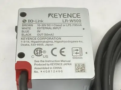LR-W500 | Keyence  Self-Contained Full-Spectrum Sensor 2m Cable Type - New Other