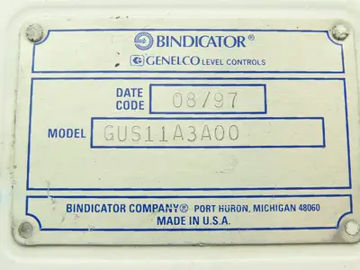 Genelco Bindicator GUS11A3A00 Level Transmitter Sensor 3" Flange