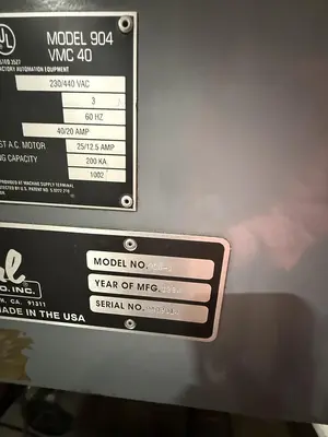 Used 1994 FADAL VMC4020 / 904-1 Vertical Machining Centers Minnesota US | Source Machinery Sales #1516851