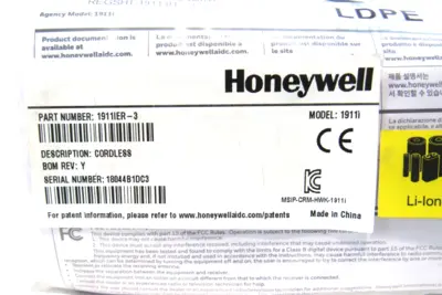 NEW HONEYWELL 1911IER-3 BAR CODE SCANNER 1911IER3