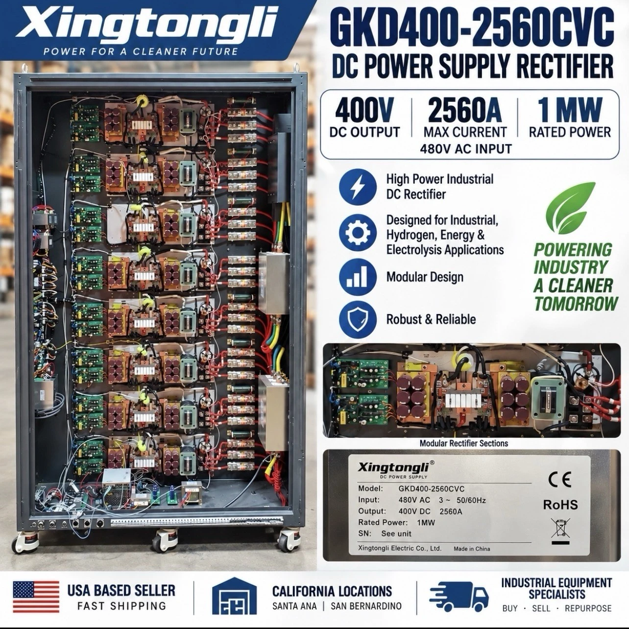 Used Unbranded _UNKNOWN_ Misc Electrical & Power Parts California US | American Industrial Supply Co. #1541184